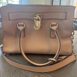 Michael Kors Tan Satchel Bag